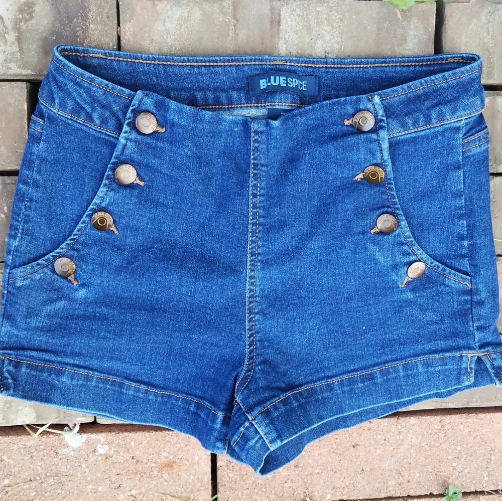Blue shorts